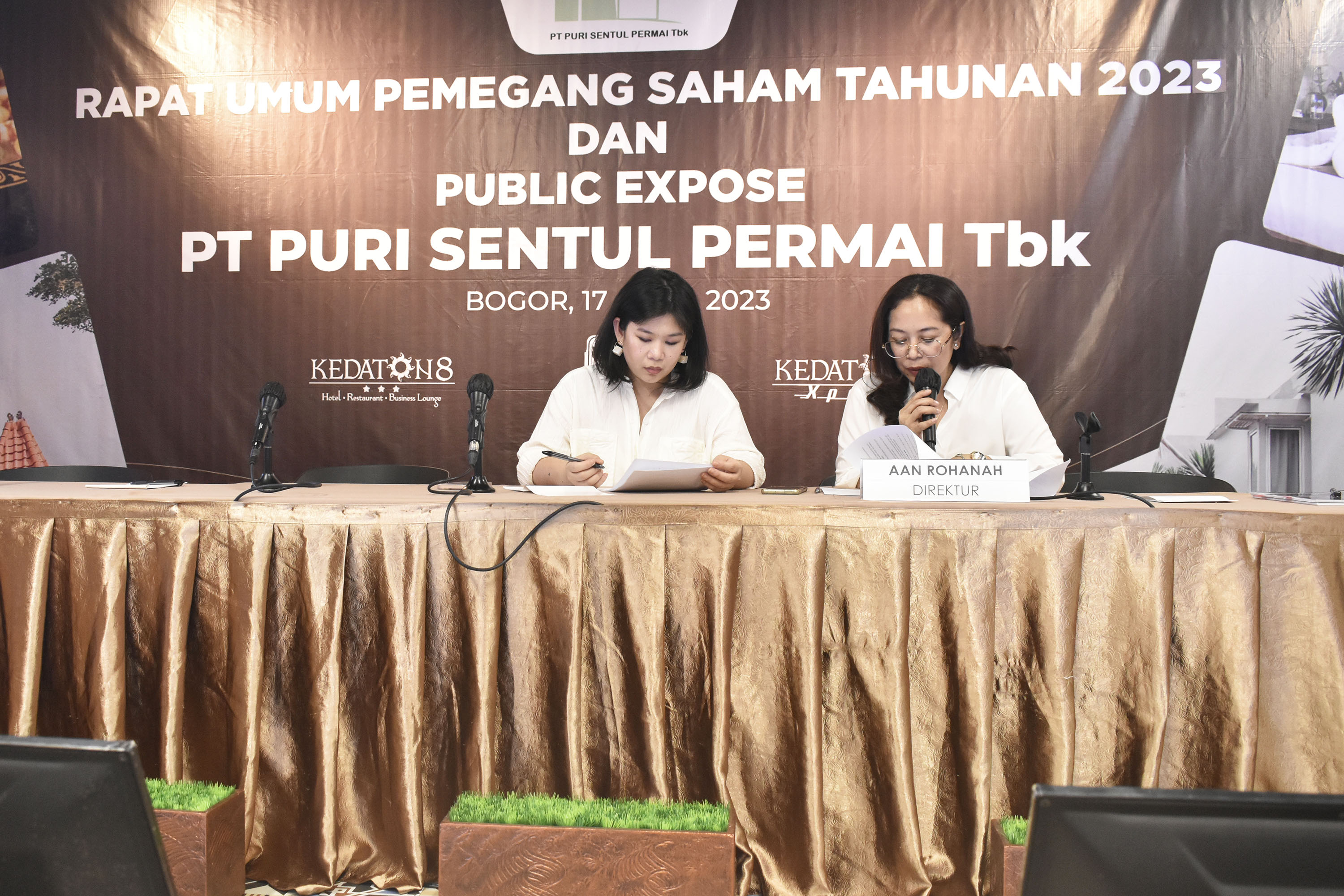 Paparan Publik PT Puri Sentul Permai Tbk (KDTN)